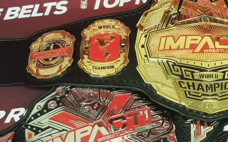Impact Wrestling Updated Title Belts Revealed