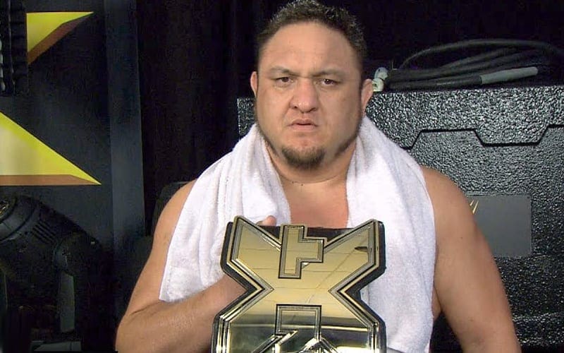 Samoa Joe Jokes About WWE Graphic Of Past NXT Champions