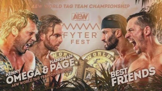 Betting Odds For Adam Page & Kenny Omega vs Best Friends At AEW Fyter Fest Revealed