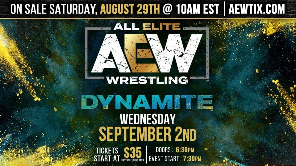 AEW Returning To Wednesday Night For Next Week’s Dynamite