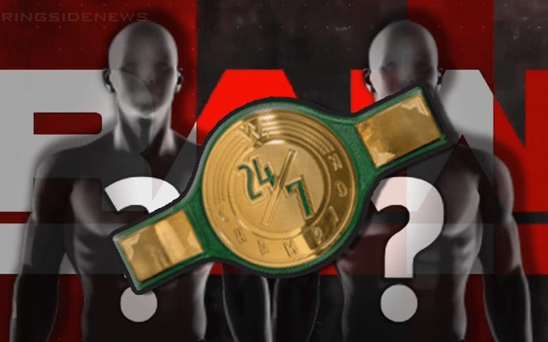 WWE 24/7 Title Change On RAW This Week