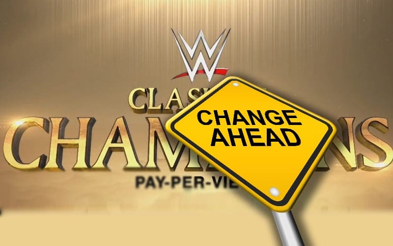 WWE Likely To Change Up Top Clash Of Champions Title Match