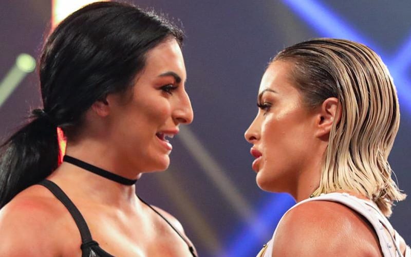 Wwe Scrapped Kissing Angle With Mandy Rose And Sonya Deville 