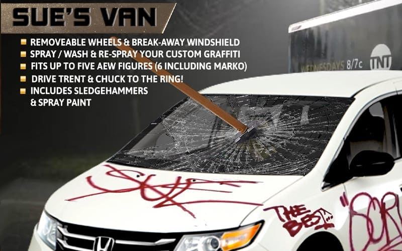 Santana Teases Trent’s Mom’s Van In Upcoming AEW Action Figure Line