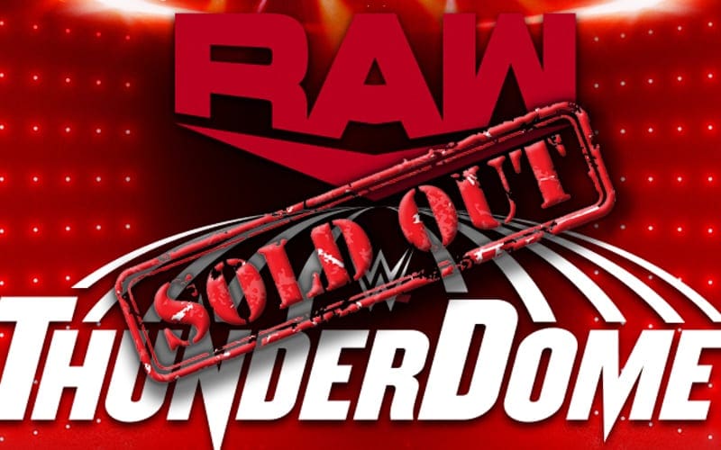 WWE ThunderDome Virtual Fan Seats Going Faster Than Ever
