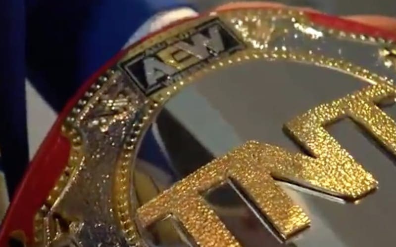 First Look At Finished AEW TNT Title