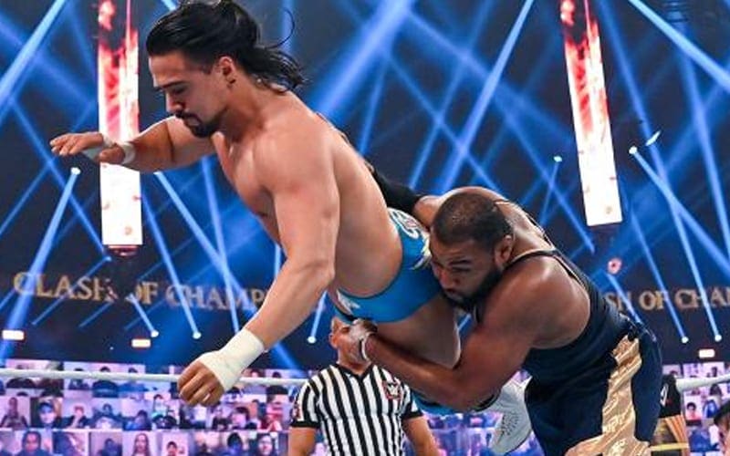 WWE Sends Angel Garza Off For Testing Following Clash Of Champions Injury