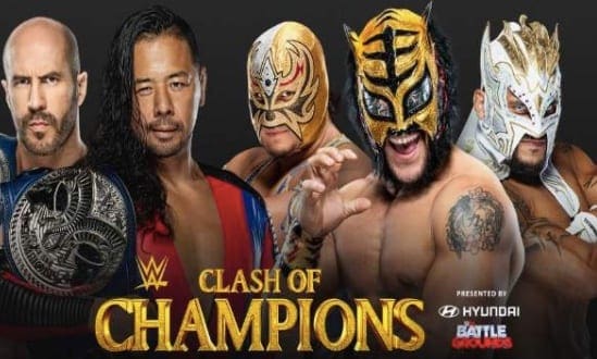 Betting Odds For Cesaro & Nakamura vs Lucha House Party At WWE Clash of Champions Revealed