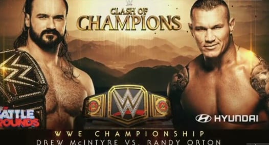 Betting Odds For Drew McIntyre vs Randy Orton At WWE Clash of Champions Revealed