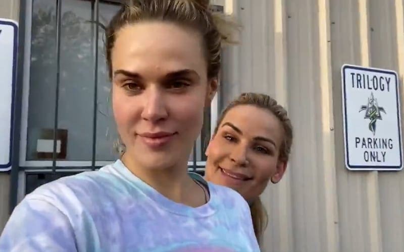 Natalya Busted Lana’s Lip Open During Training Session