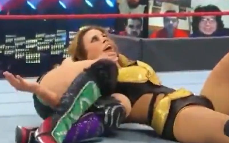 Mickie James Isn’t Thrilled About How RAW Women’s Title Match Ended This Week