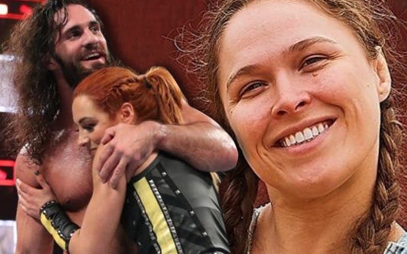 Ronda Rousey Makes Crude Joke About Seth Rollins Liking Becky Lynch’s ‘Ginger Box’