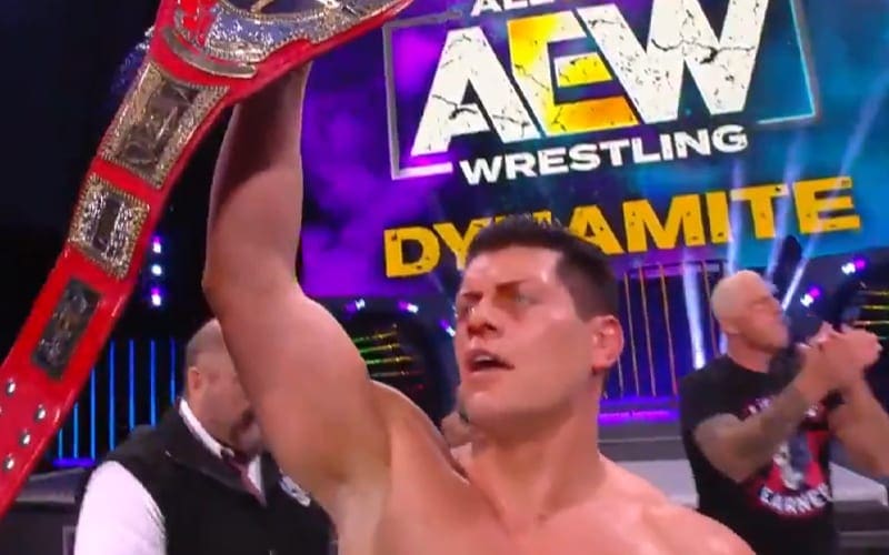 Cody Rhodes Reclaims AEW TNT Title In Brutal Dog Collar Match