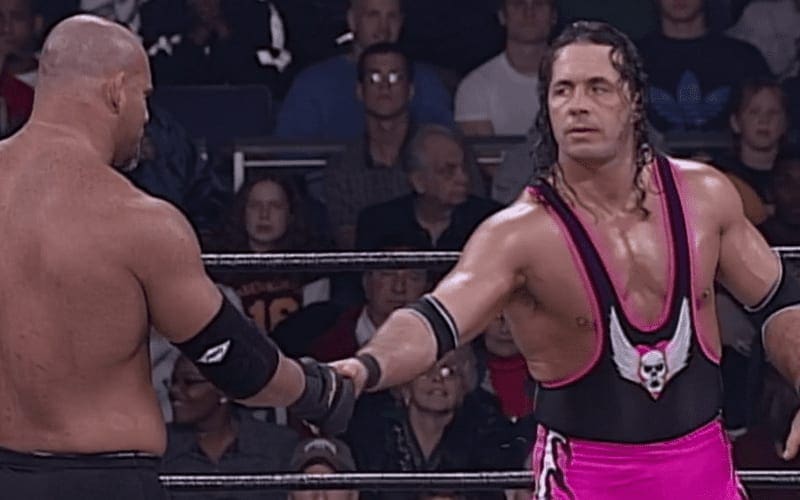 Bret Hart reacts to Brock Lesnar saying Bret was a dream match of his