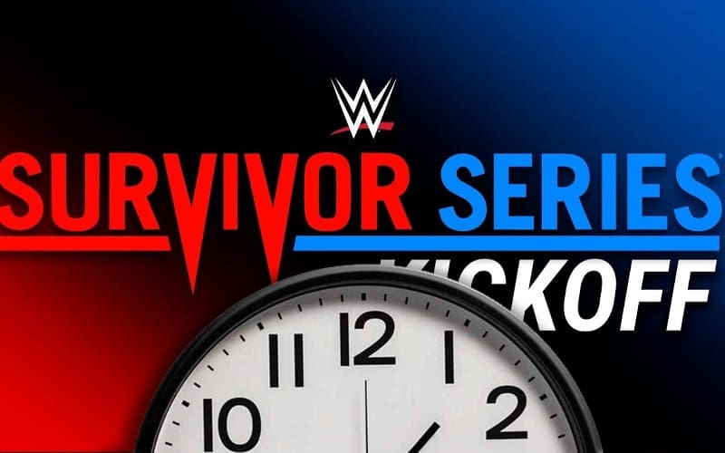 WWE Planning Extra Long Survivor Series Kickoff Show