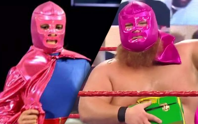 Otis Appears To Have Worn Recycled Mask & Cape On WWE RAW This Week