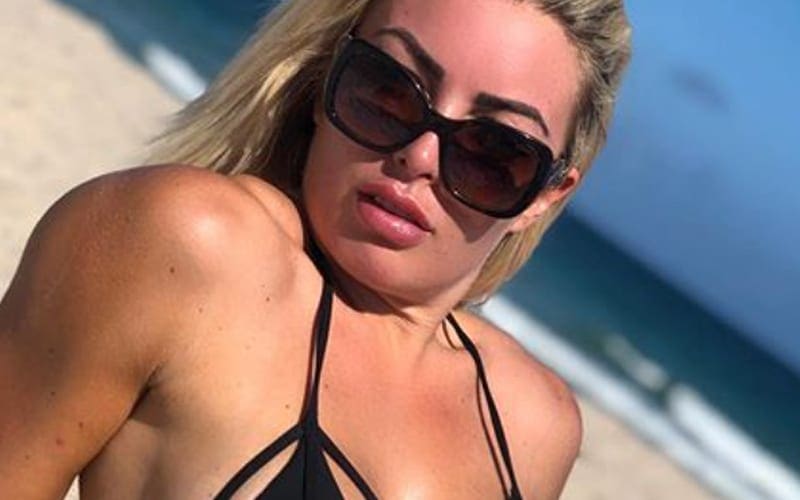 Mandy Rose Blesses Her Timeline With Candid Black Bikini Photo