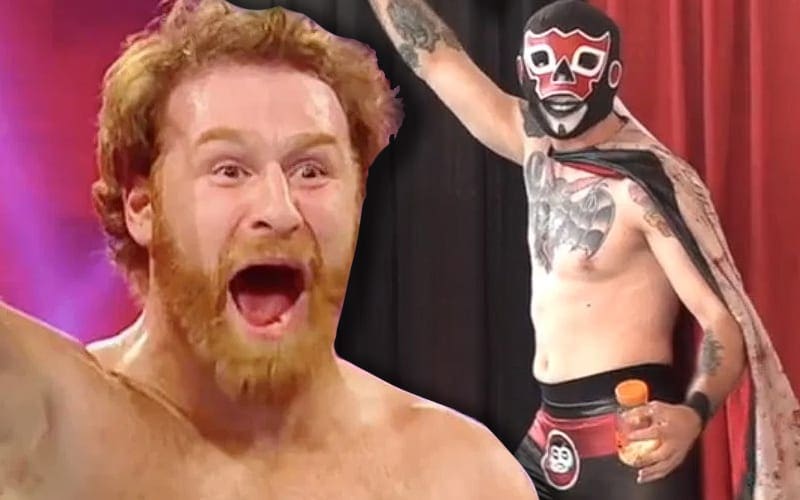 Sami Zayn Reacts To Danhausen Wearing El Generico Mask During The Collective