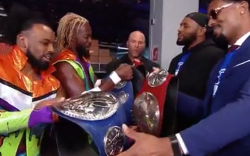 WWE Trades Tag Team Titles On Raw Due To WWE Draft
