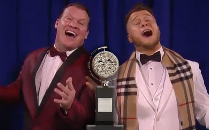 Tony Award Winner Relinquishes Trophy To Chris Jericho & MJF After AEW Dynamite