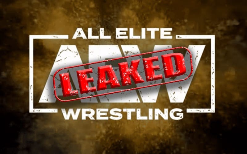AEW Trying To Track Down Source Of Information Leaks