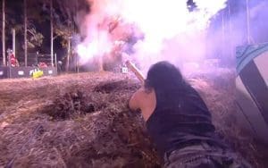 Reby Hardy Shows Video From Inside The House During Crazy AEW Full Gear Roman Candle Firefight