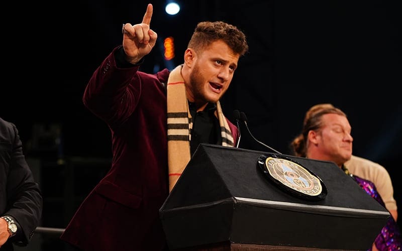 MJF Comments On Balloon Falling Botch On AEW Dynamite