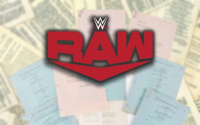 WWE RAW Script Was Ready Far Sooner Than Usual This Week
