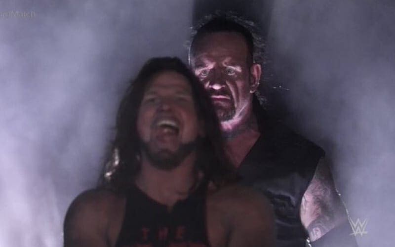 AJ Styles Says Nobody Knew The Undertaker’s WrestleMania 36 Match Would Be His Last