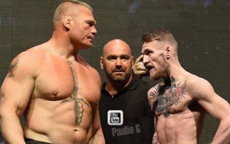 Brock Lesnar Had Brutal Reply About Possibility Of Fighting Conor McGregor