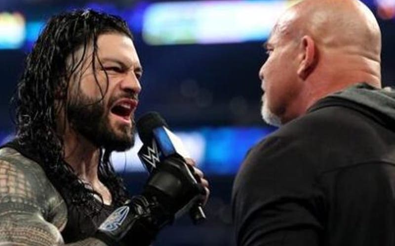 Goldberg Says Match Against Roman Reigns Needs To Happen