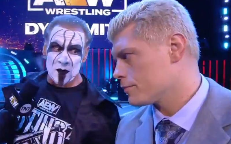 Cody Rhodes Wants AEW Match Against Sting