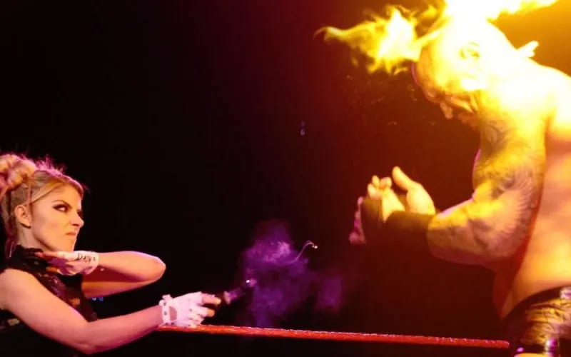 Alexa Bliss Fireball Throwing Stunt Gets Big Time Attention