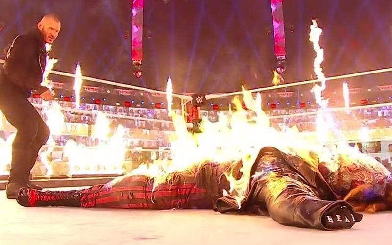 Ex WWE Referee Says Randy Orton Burning Bray Wyatt’s Fiend Went Too Far