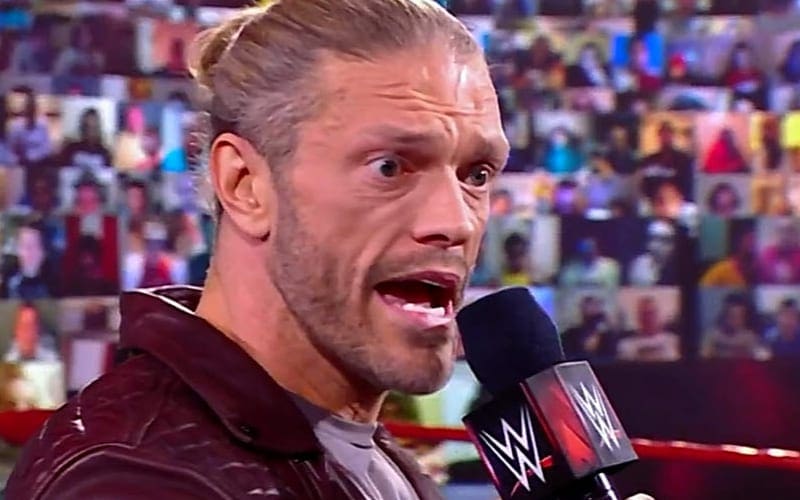 Edge’s Reaction After Learning He Will Main Event WrestleMania 37