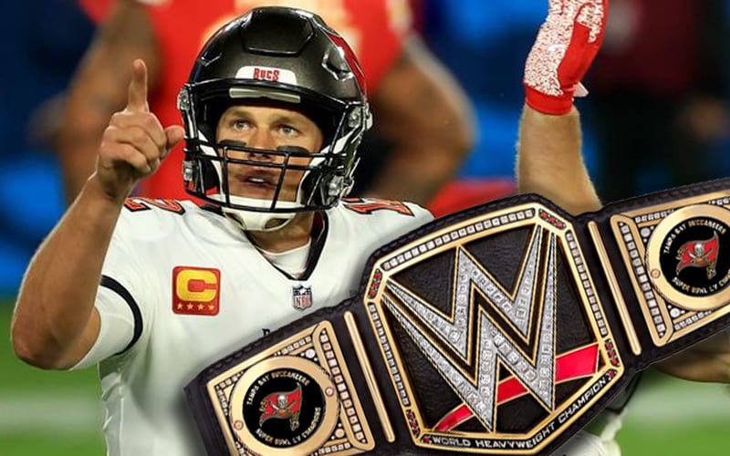 Triple H Gifts Tampa Bay Buccaneers With WWE Title Belt After Super Bowl Win