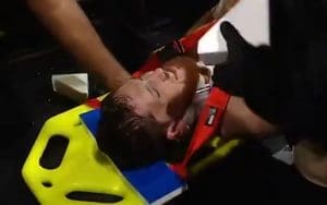 WWE Releases Footage Of Kyle O’Reilly Being Stretchered Out After NXT