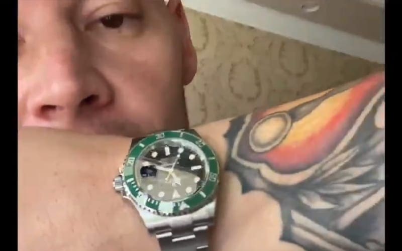 King Corbin Shows Off New Rolex Watch To Celebrate Fans Hating His Guts