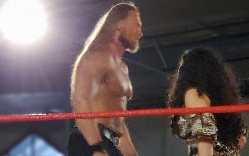 Big Cass Debuts With Melina At Pro Wrestling Show