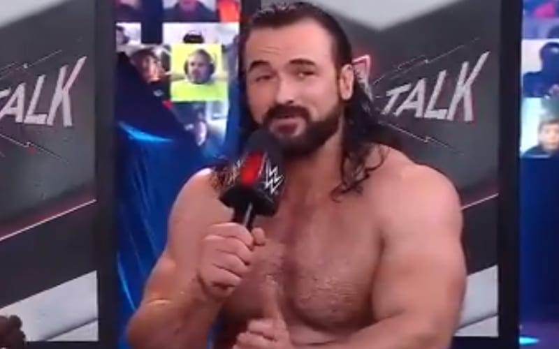 Drew McIntyre Drops F-Bomb On WWE RAW Talk