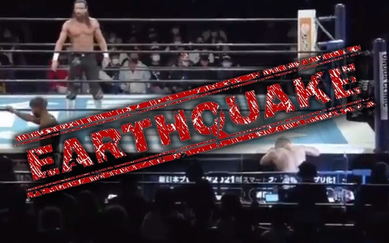 Video Of NJPW Event Interrupted By 7.0 Earthquake
