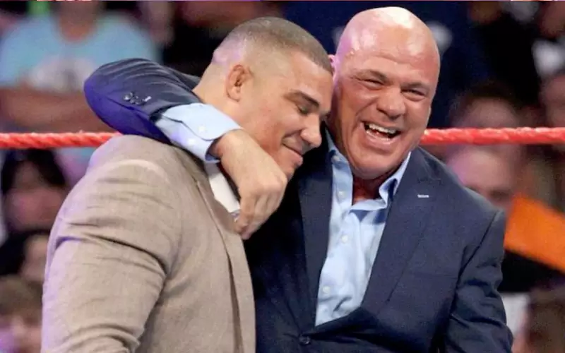 Kurt Angle Says It Was ‘Politically Correct’ For WWE To Make Jason Jordan His Son