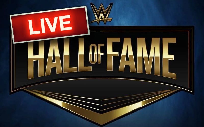 WWE Hall Of Fame NOT A Live Show This Year