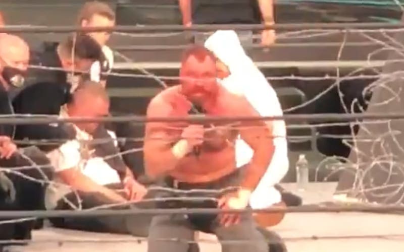 Jon Moxley Takes Shot At Weak Ending Of Exploding Barbed Wire Deathmatch After AEW Revolution