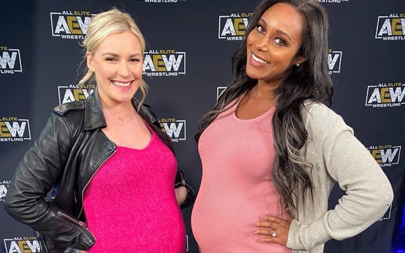 Renee Paquette Backstage At AEW Revolution
