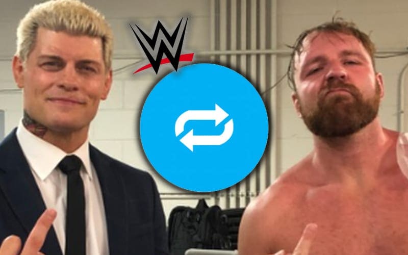 Official WWE Twitter Account Retweets Jon Moxley & Cody Rhodes With AEW Titles