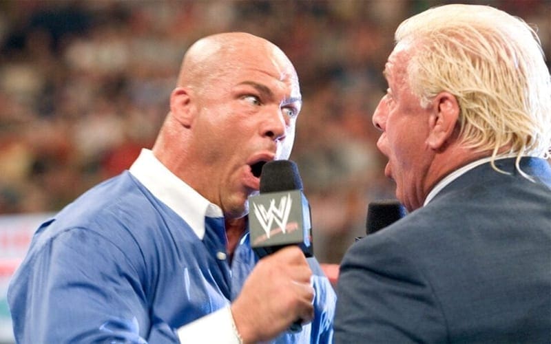 Kurt Angle Recalls Ric Flair Telling Him WCW Would Bury Him If He Signed with Them