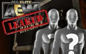 AEW Receives Suggestion On How To Stop Leaks Sign Spotted Backstage At AEW Threatens Jobs For Leaking Spoilers