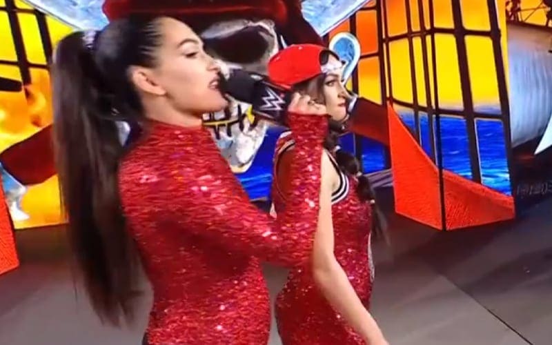 The Bella Twins Get Physical At WrestleMania 37
