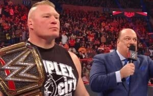 Paul Heyman Reveals Why He Didn't Announce Brock Lesnar Before His Last WWE Match